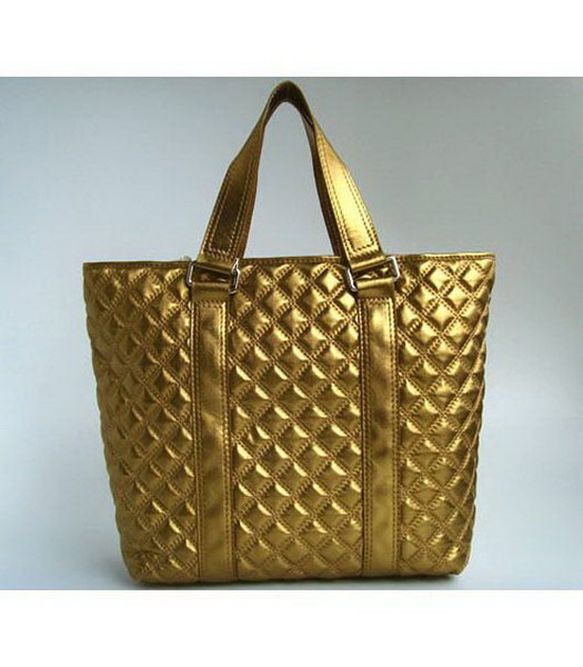 Marc Jacobs in pelle lucida Tote_Bronze